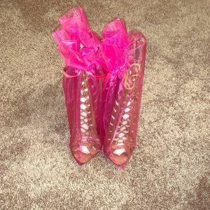 Women open toe heels